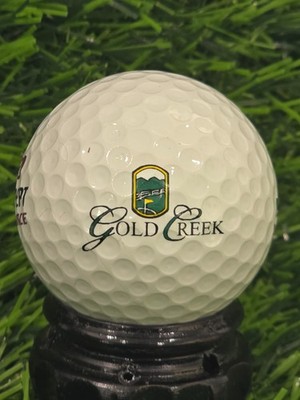 Gold Creek Golf Club Dawsonville, GA  Logo Golf Ball