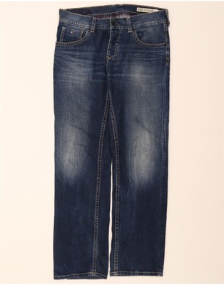 Tommy Hilfiger Herren Wilson Regular Straight Jeans Größe 32 W32 L32 Blau DW02
