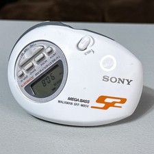 Sony SRF-M85V Sports Radio Walkman Clip AM FM Weather MEGA BASS Tested Works