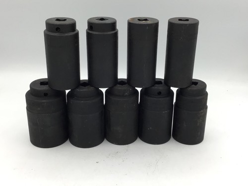 Snap-on 1/2" Drive SAE Impact Socket Set SIM 9pcs 1 1/16 - 1 9/16