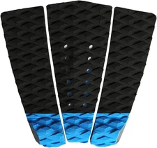 Abahub 3 Piece EVA Surfboard Deck Traction Pads with 12.4 inches by 5", Blue 
