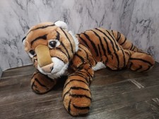 Large 28   VTG Aurora Bengal Tiger Plush Stuffed Animal