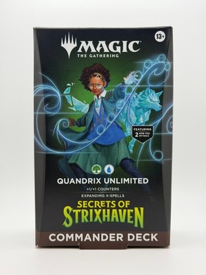 MTG Secrets of Strixhaven Quandrix Unlimited Commander Deck Sealed SOS