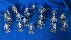 Marx Reissue Knights 54mm 63 Figures Figures Plus 6 Mounts,