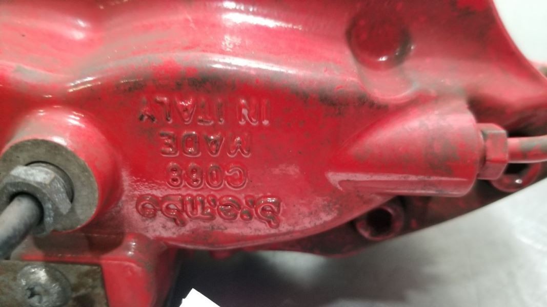 15 2015 MASERATI GHIBLI S Q4 OEM REAR BRAKE CALIPER DRIVER LEFT RED BREMBO 