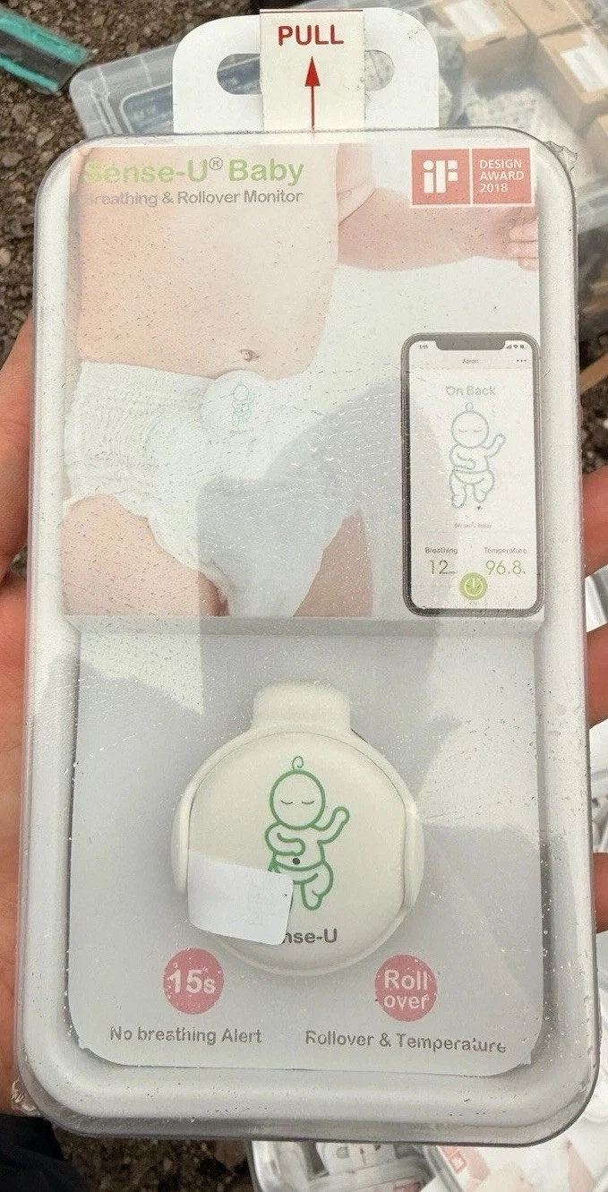 Sense-U Baby Monitor GREEN - Breathing Temperature & Rollover Monitor Alerts
Opens in a new window o