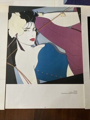 ナゲル Nagel Patrick Nagel 2枚セット ヴィンテージ 年代物 ナゲル