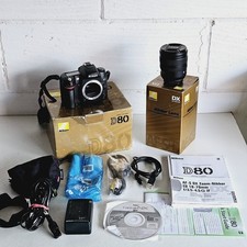 Nikon D80 10.2MP Digital SLR Camera & Nikkor 18-70mm F/3.5-4.5 Lens Faulty Read