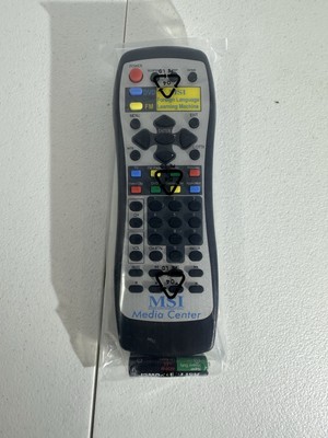 MSI Micro-Star International S10-1200130-J16 Media Center Remote Control - NEW