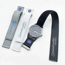 20mm 22mm NASA Watch Strap For Omega Speedmaster MoonWatch Black/Blue/Grey/White