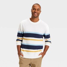 Men's Textured Crewneck Sweater - Goodfellow Co