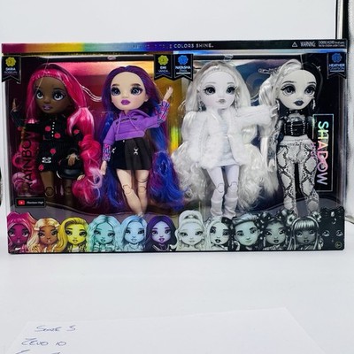 Rainbow High Shadow High 4 Doll Set Daria Emi Natasha Heather New Sealed