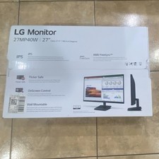 LG 27MP40W 27" IPS Monitor, AMD FreeSync, Flicker Safe, Wall Mountable