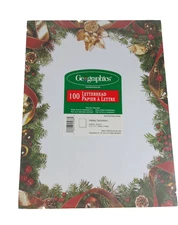 Geographics Christmas Printer Paper 8 1/2 x 11 in. 100 sheets. For all printers.