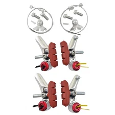 DIA-COMPE DC988 Cyclocross Cantilever Brake Set (Front & Rear) , Silver NEW