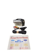 Sony Handycam DCR-DVD92 Digital Video Camera Recorder   Box, Cables, Untested