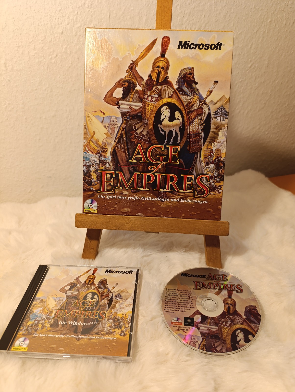 Age of Empires PC, 1997, Win 95, Big Box, sehr guter Zustand Microsoft