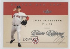 2004 Fleer Classic Clippings Curt Schilling #41 2u3