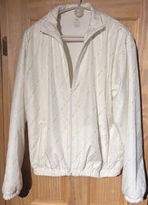 Vintage Adidas Jacket Men  s XL White/Gold Dated 07/02 Excellent Condition