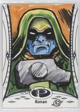 2014 Upper Deck Marvel Premier Character 1/1 Ronan #60 Auto Sketch 0s3