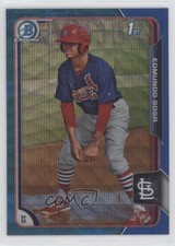 2015 Bowman Chrome Prospects Blue Wave Refractor Edmundo Sosa #BCP95 5b9