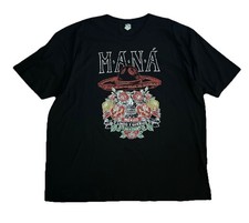 Mana Mexico Lindo Y Querido 2023 Tour Dates Merch T-Shirt Black 3XL
