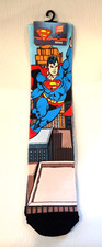 NWT DC Comics Men's Adult Unisex Multicolor Superman Crew Socks OSFM