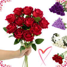High-Quality Artificial Roses for Home, Wedding, Table  DIY Bouquets Decor
