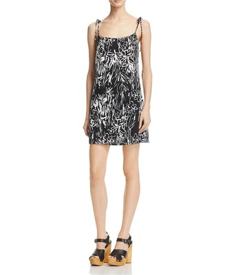 French Connection Womens Copley Shift Dress, Black, 8