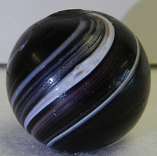 20421m Large 1.03 Inches Vintage German Handmade Marble