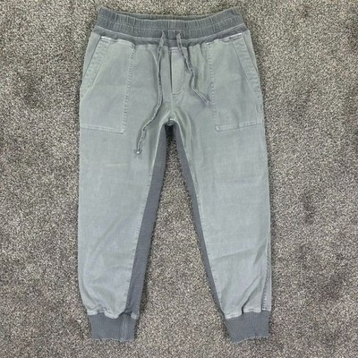 James Perse Los Angeles Grey Drawstring Jogger Pants Womens 3 Casual Athleisure