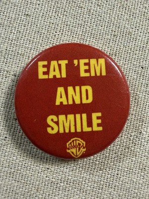 David Lee Roth Album Release Record Label Promo Only Button Eat Em And Smile