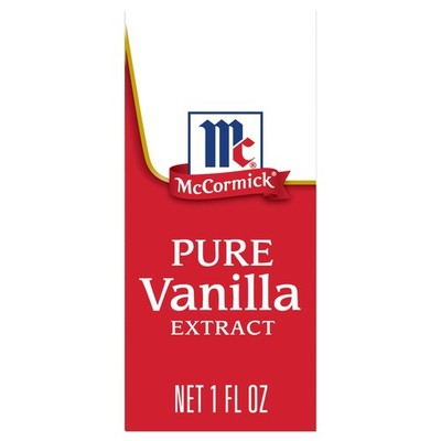 McCormick Vanilla Extract, Pure, No Corn Syrup, 1 Fl Oz (Pack of 1), Color