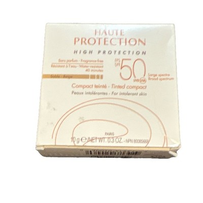 Haute Protection SPF 50 Tinted Compact Sable Beige Fragrance-Free, 10g/0.3oz