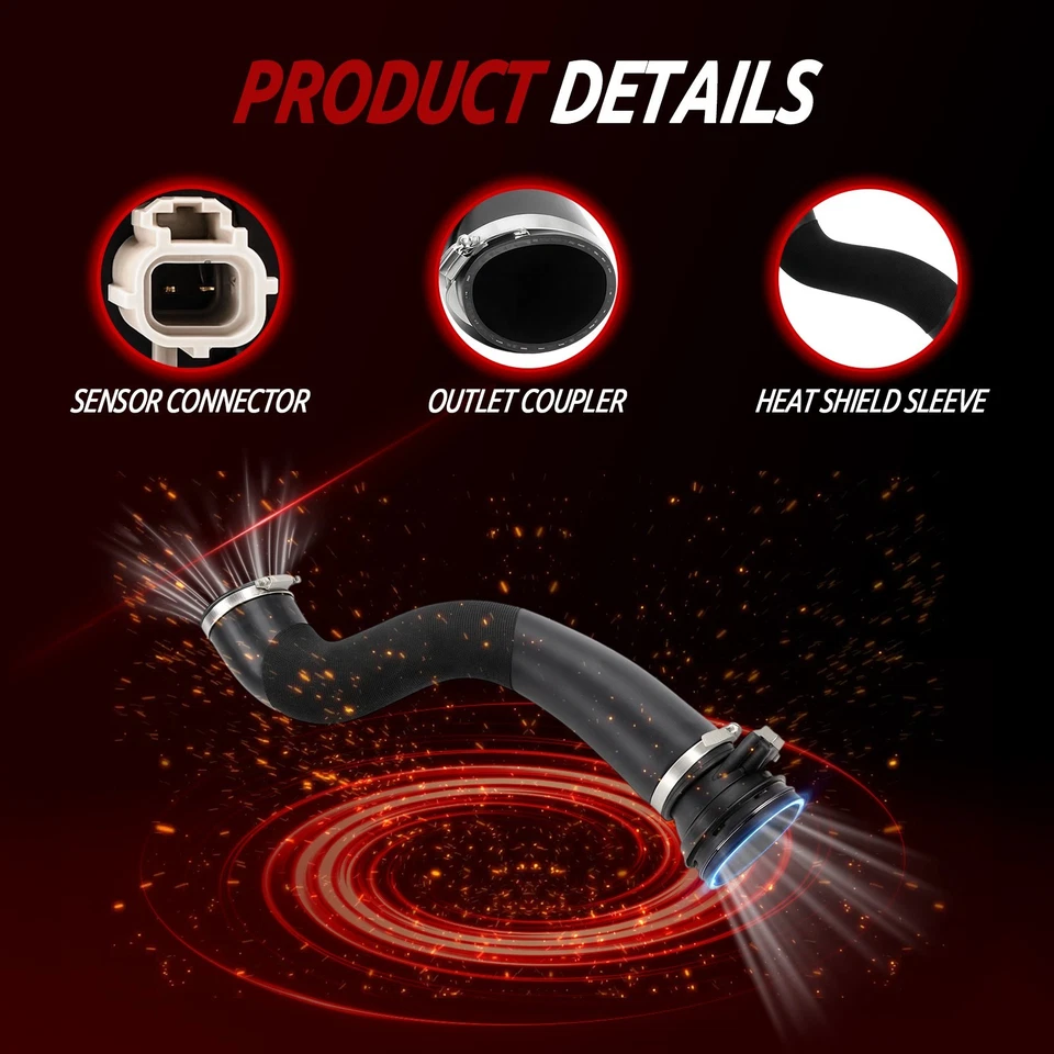 Tubo de salida intercooler turbo apto para Ford F-250 F-350 Super Duty para 6,7 L 2017-2019 Foto 2 de 4