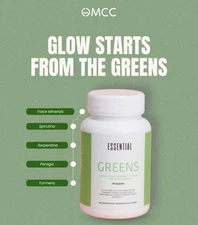 MCC PRIME LIFESTYLE ESSENTIAL GREEN 60Capsules Organic Herbal