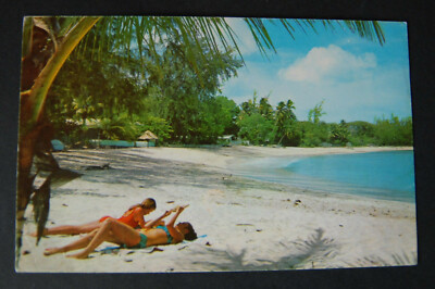 E209 West Coast Beach, Barbados, West Indies - Saint Lucia 20.1.82 = Remshalden