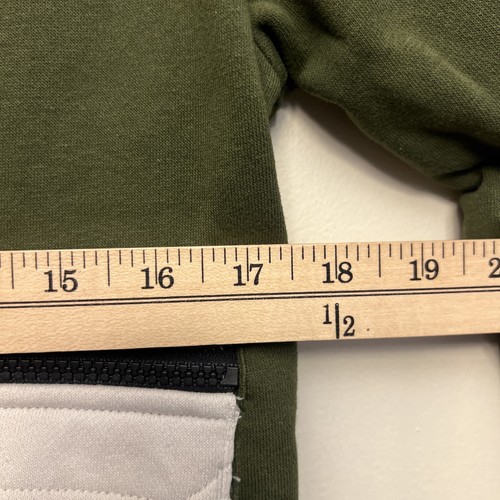 Nike boys sweatshirt, medium, army green NWT Pockets - Picture 4 of 9