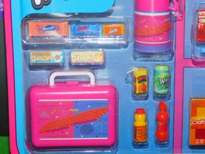 RARE Teeny Tinies 90's Lunch Box New Miniature Play Food fits
