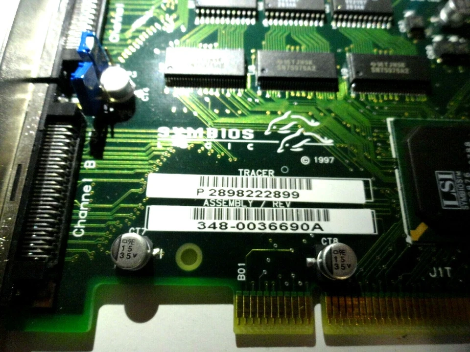 Symbios Logic SYM22802 Dual-Channel Ultra SCSI PCI Storage Controller P289822289 - Image 3 of 4