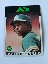 Dwayne Murphy [Base] #8 Oakland Athletics - 1986 Topps Baseball 