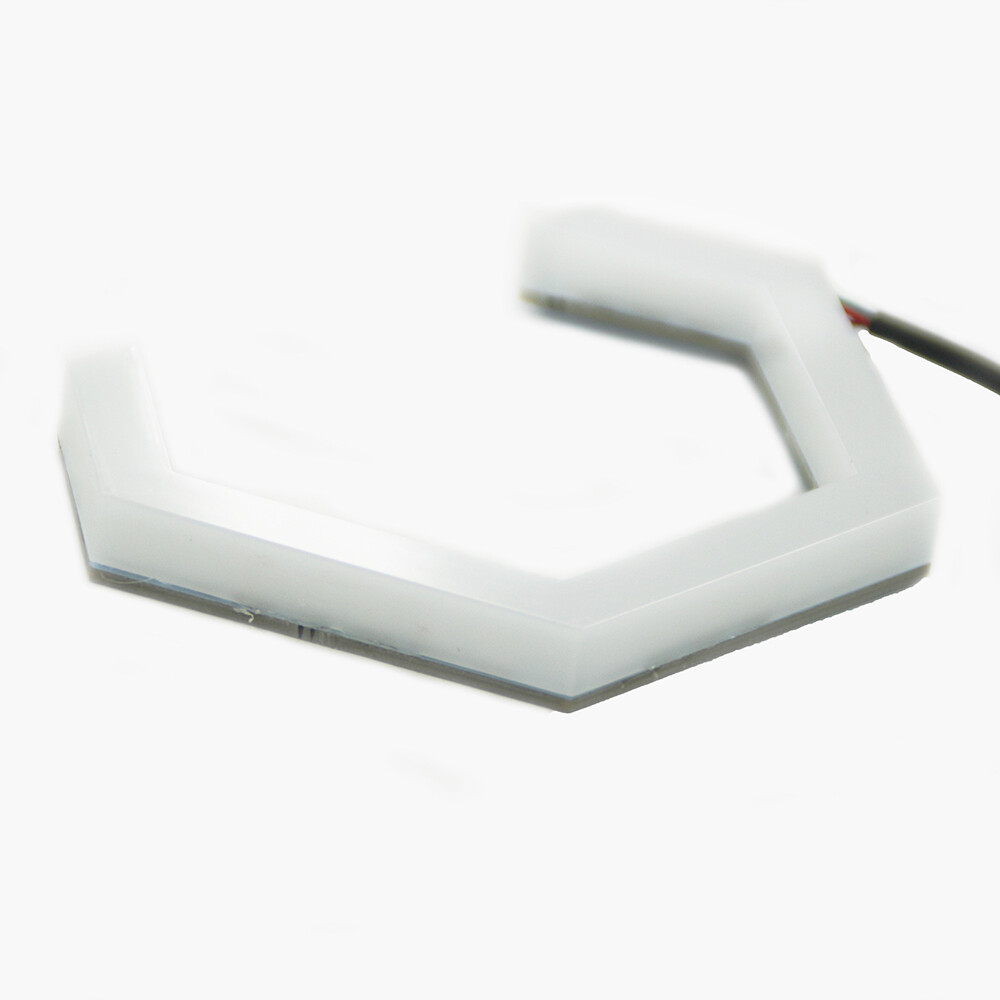 Bluetooth Dynamic RGB Hex Angel Eye LED Halo Rings For