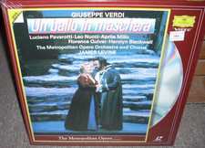 LEVINE / PAVAROTTI / VERDI un ballo in maschera  classical  LASERDISC SEALED