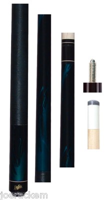 NEW Dufferin D-211, D211 - Rich Blue Flame Graphic Pool Cue 