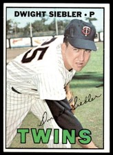 1967 Topps #164 Dwight Siebler Minnesota Twins