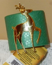 YANKEE CANDLE DEER SCENTPLUG FRAGRANCE DIFFUSER~GOLD RUBOFF ANTLERS/HOOVES