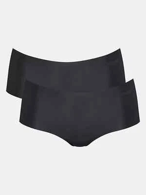 Sloggi Zero Microfibre 2.0 Short 2 Pack Briefs - Black - Medium - RRP £19.95