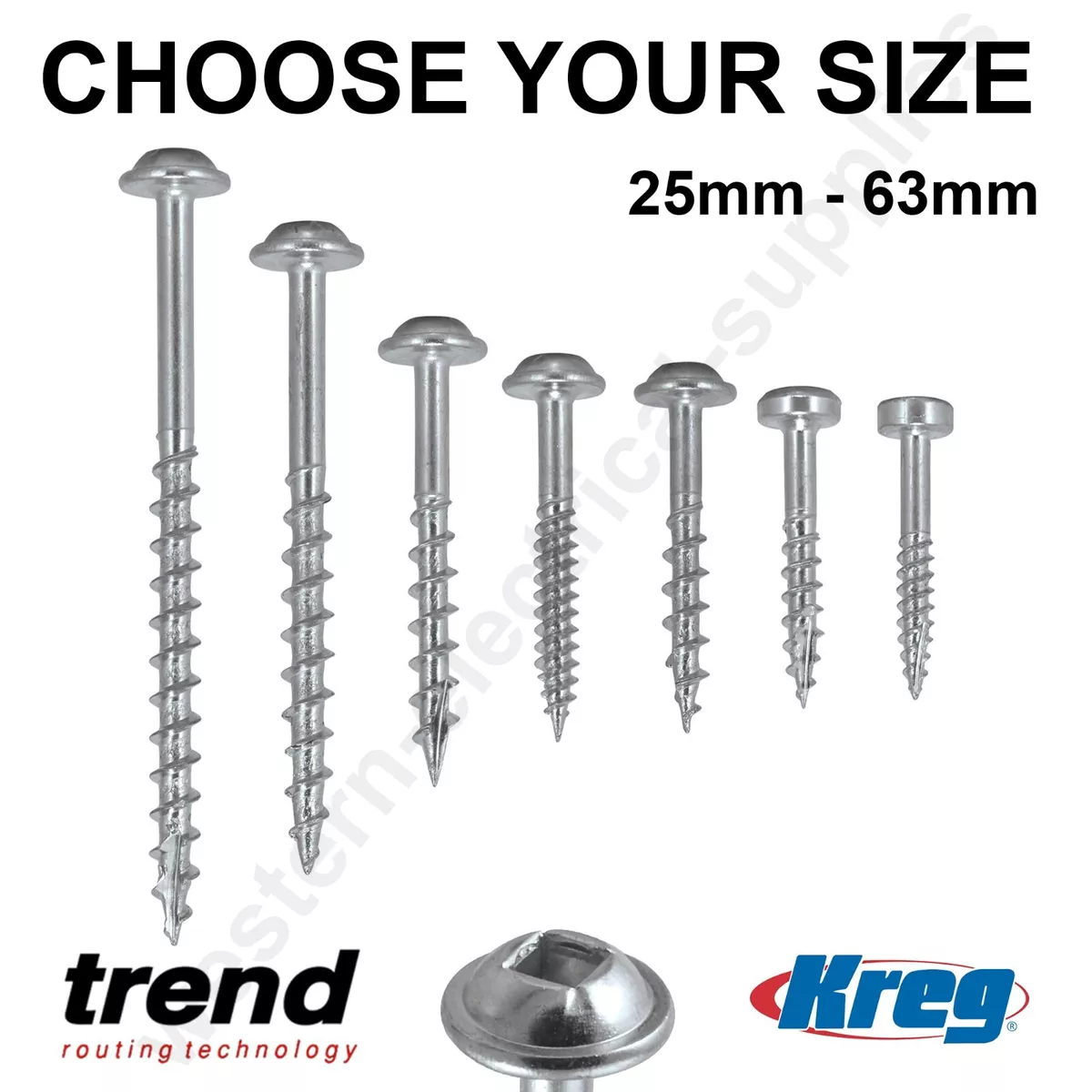 Pocket hole screws 25mm deals