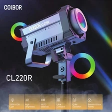 COLBOR CL220R RGB LED Video Light Photography Lighting 2700K-6500K Film Studio