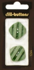 Dill Buttons ~ (1244) - 7/8" - 2 ct